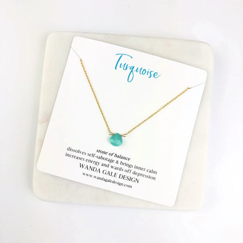 Energy stone necklace - Turquoise