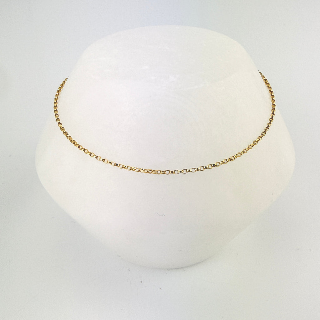 Slim rolo chain bracelet