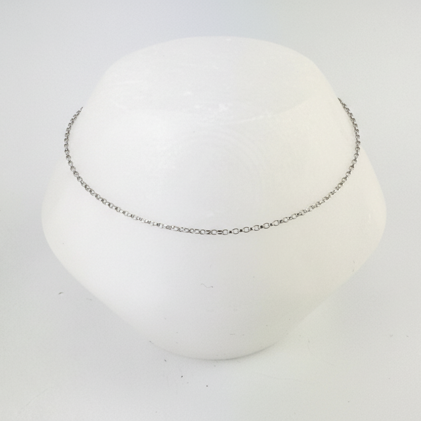 Slim rolo chain bracelet