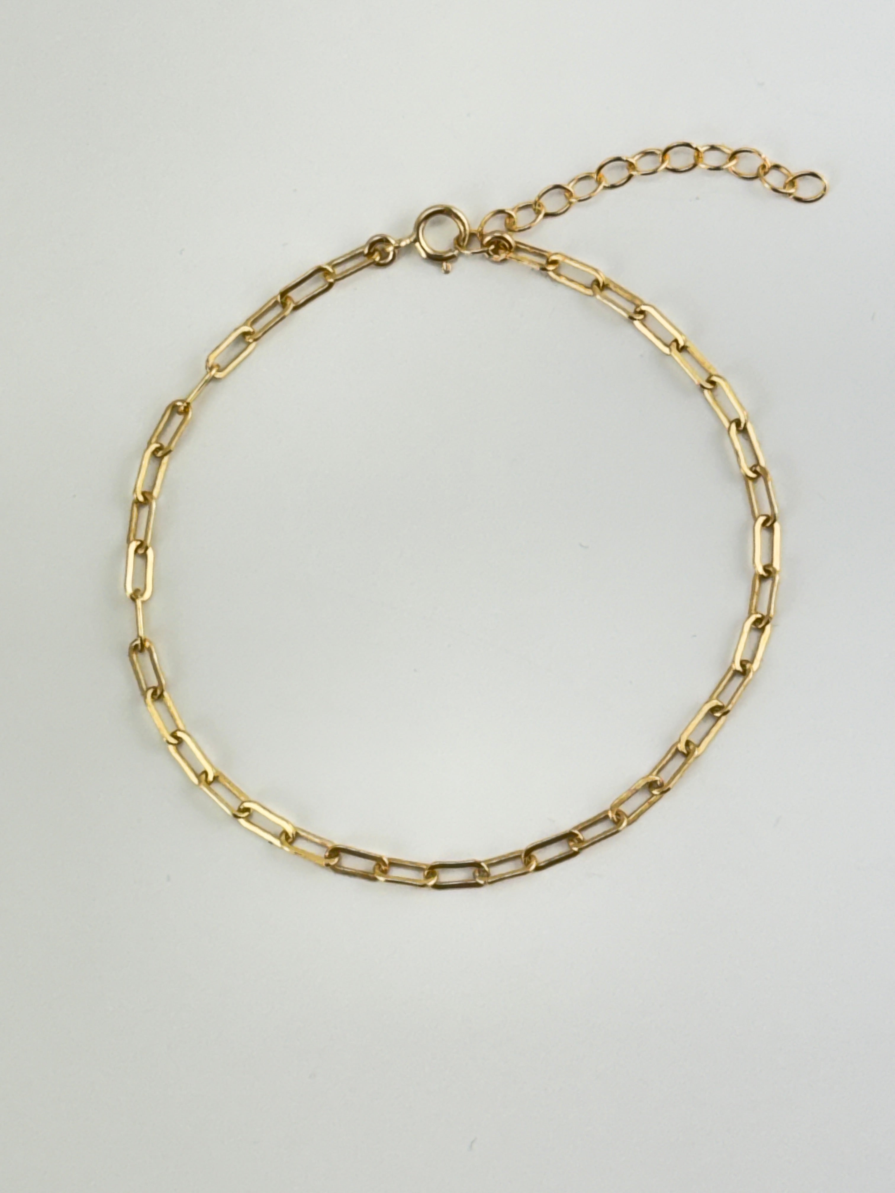 Heart chain bracelet