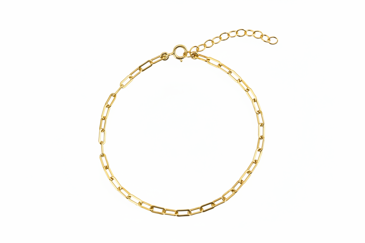 Heart chain bracelet