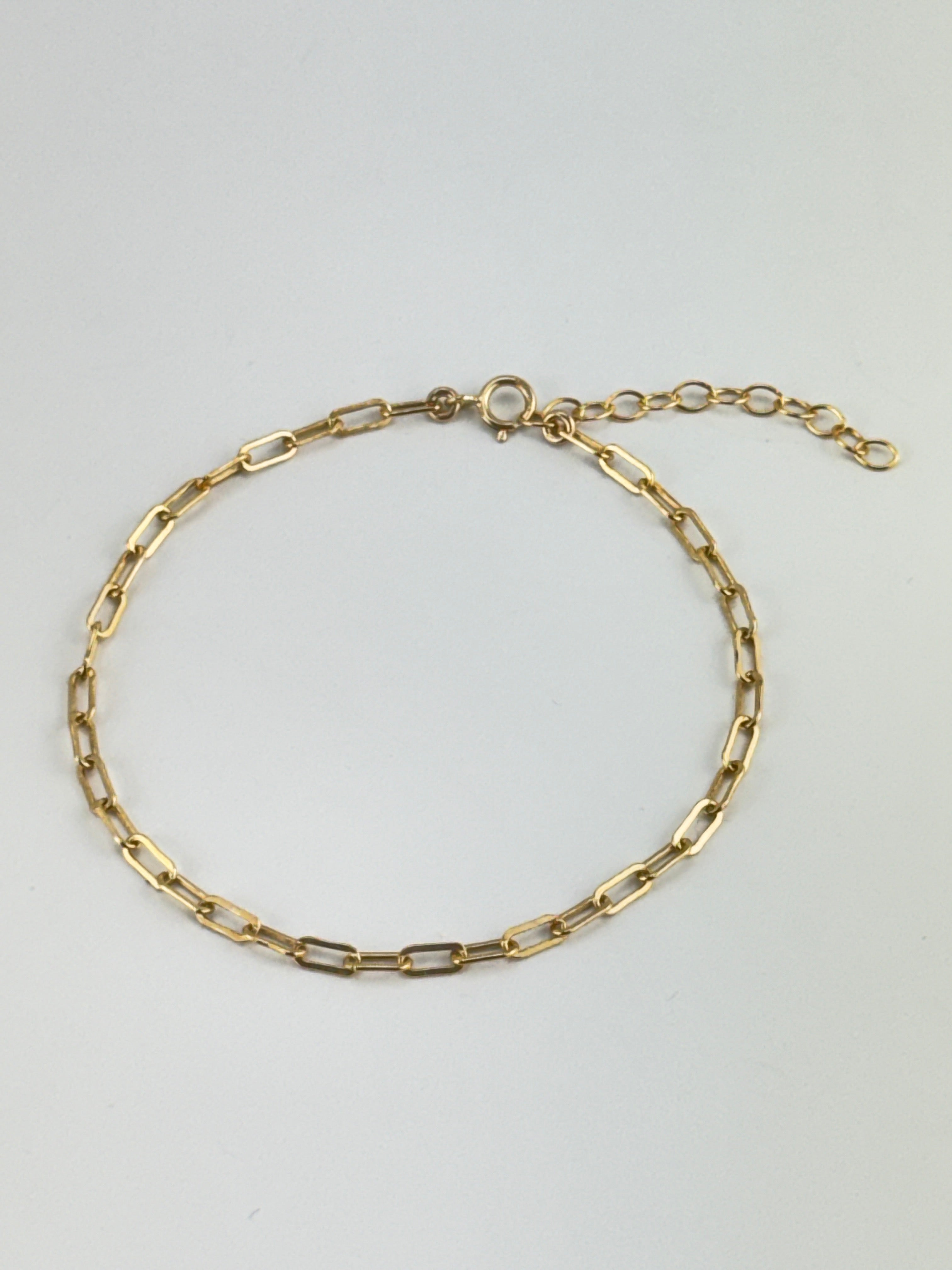 Heart chain bracelet