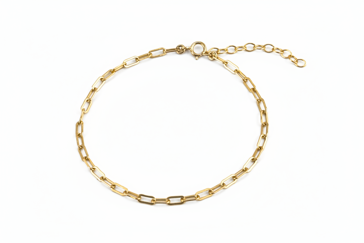 Heart chain bracelet