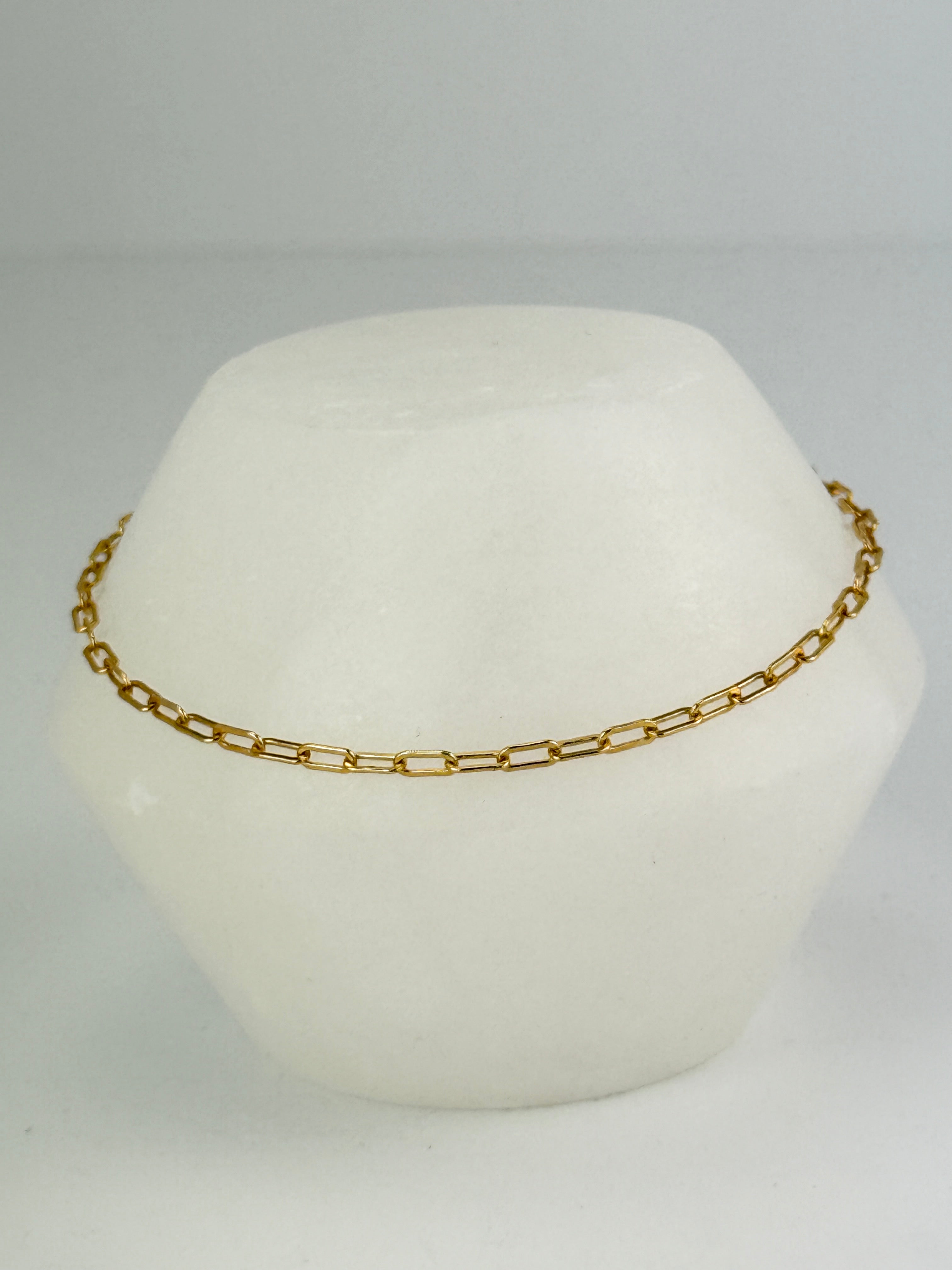 Heart chain bracelet