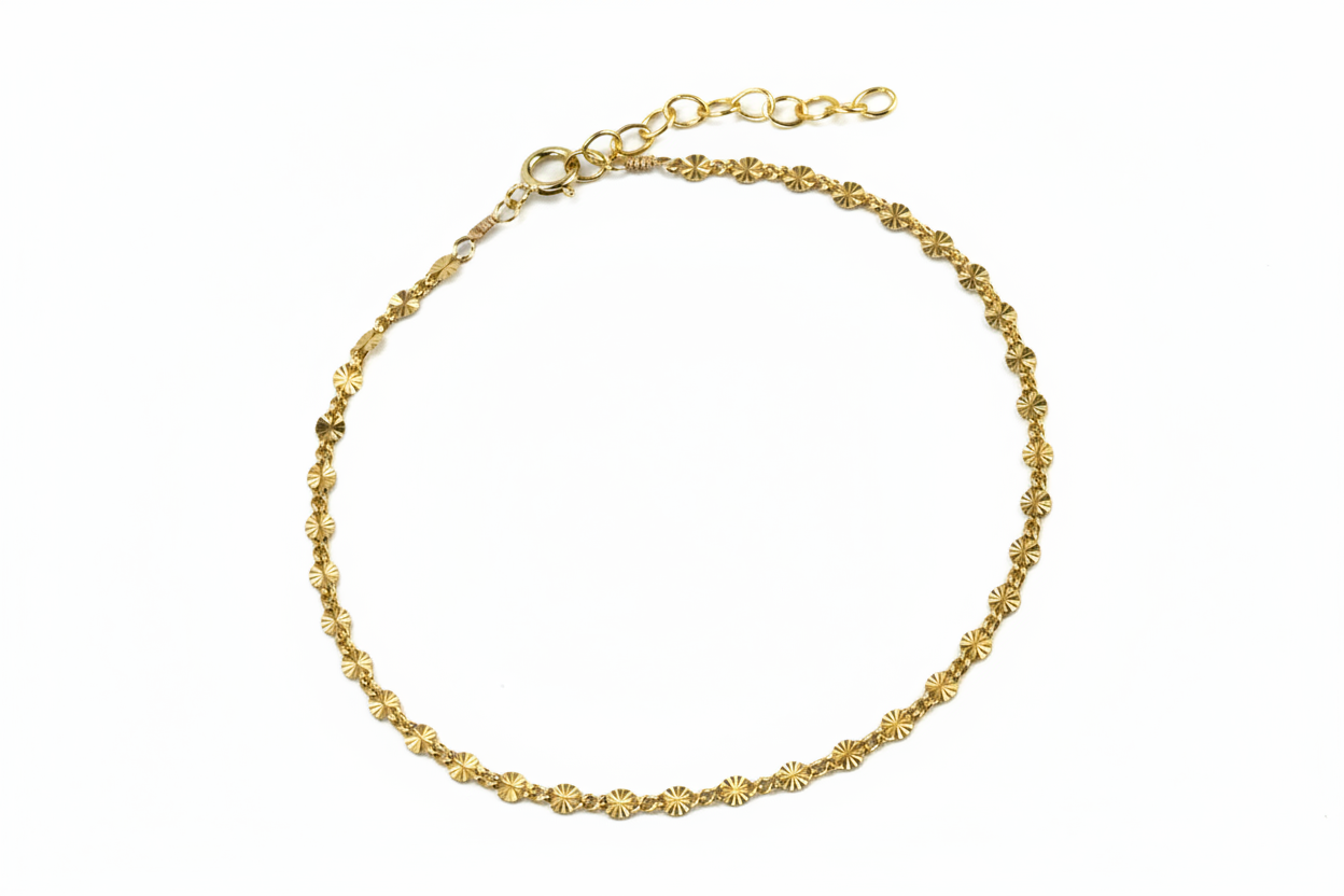 Starburst chain bracelet