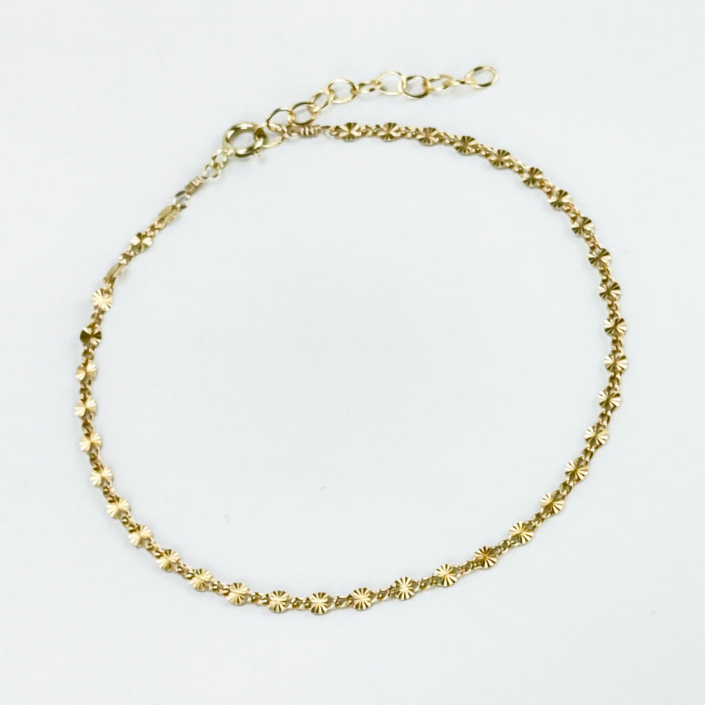 Starburst chain bracelet
