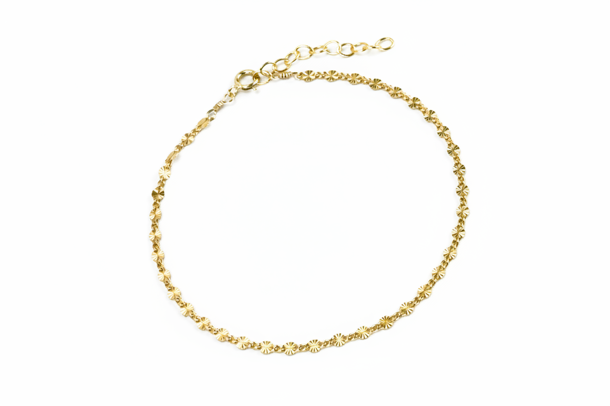 Starburst chain bracelet