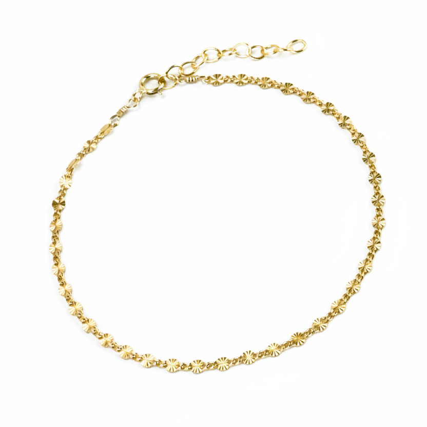 Starburst chain bracelet