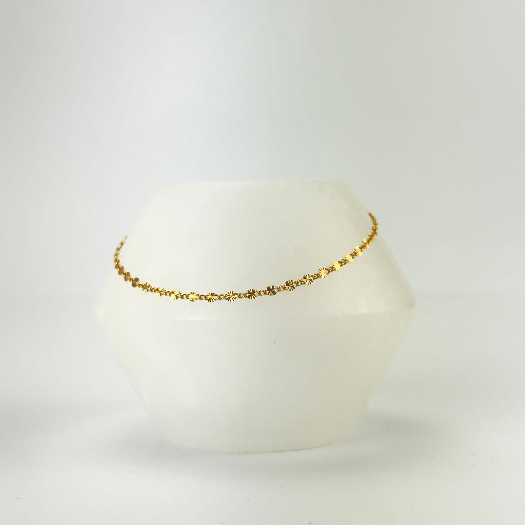 Starburst chain bracelet