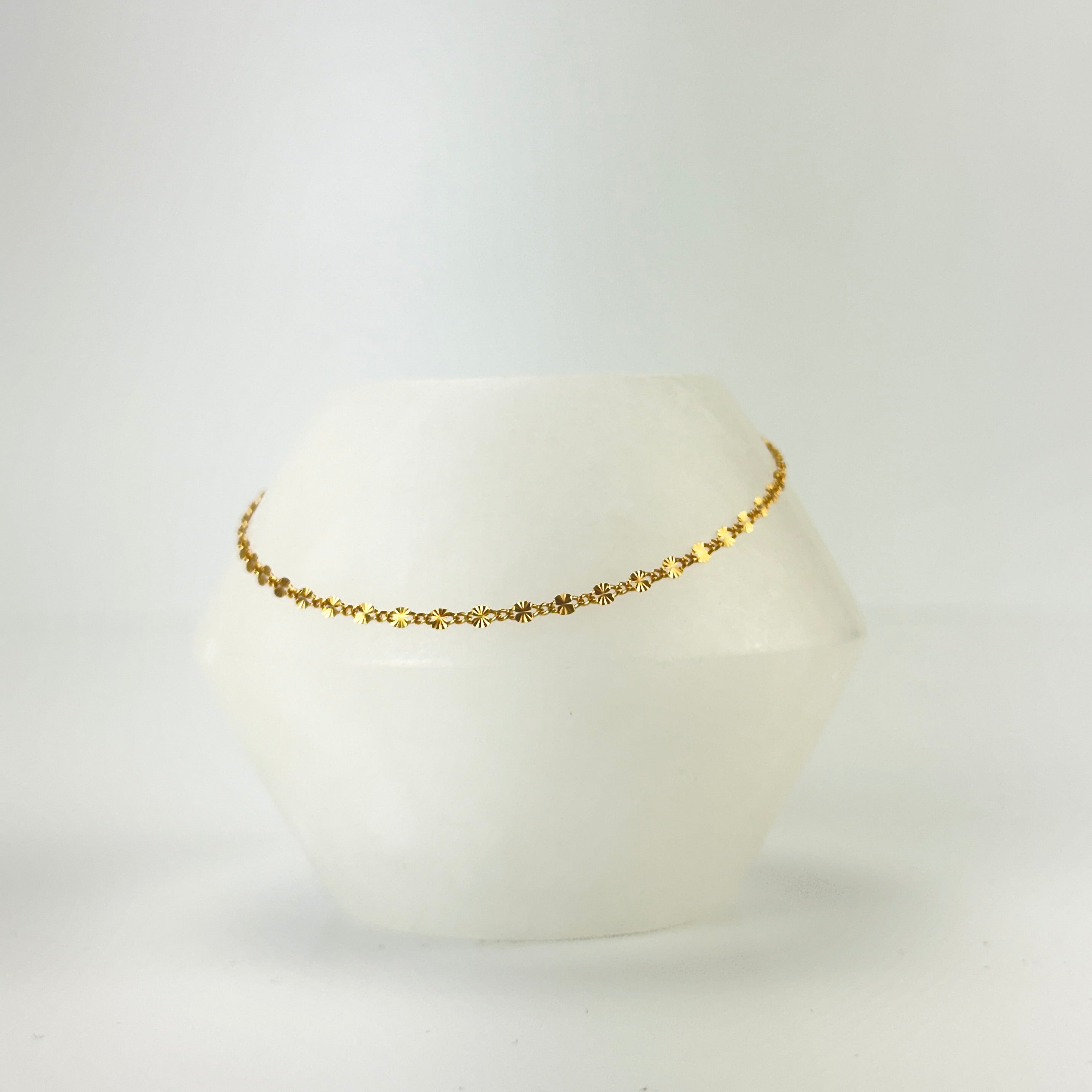 Starburst chain bracelet