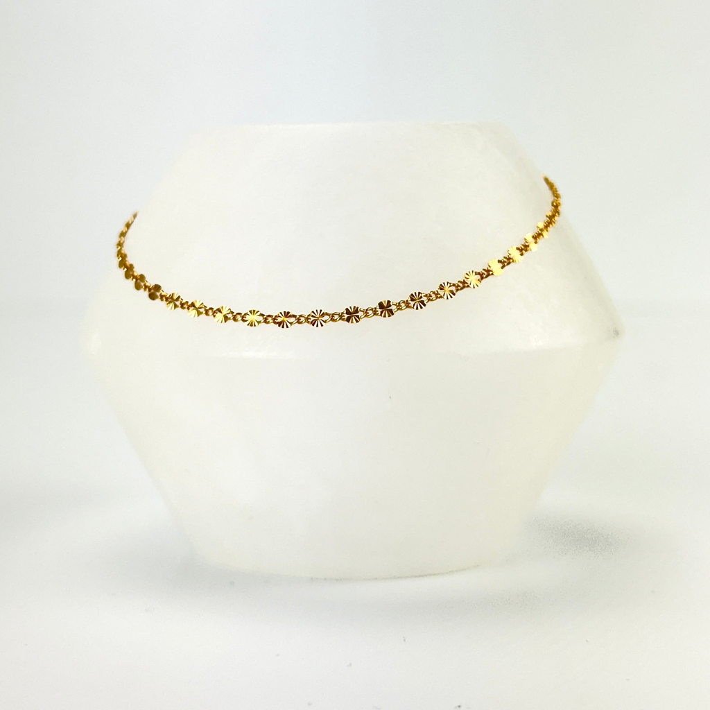 Starburst chain bracelet
