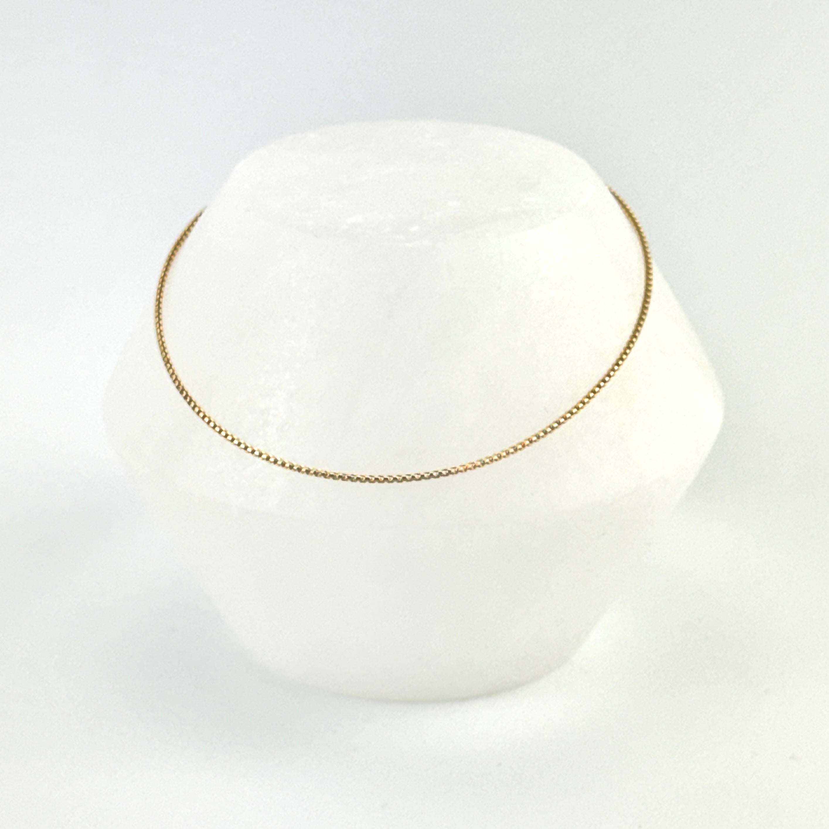 Round Box chain bracelet