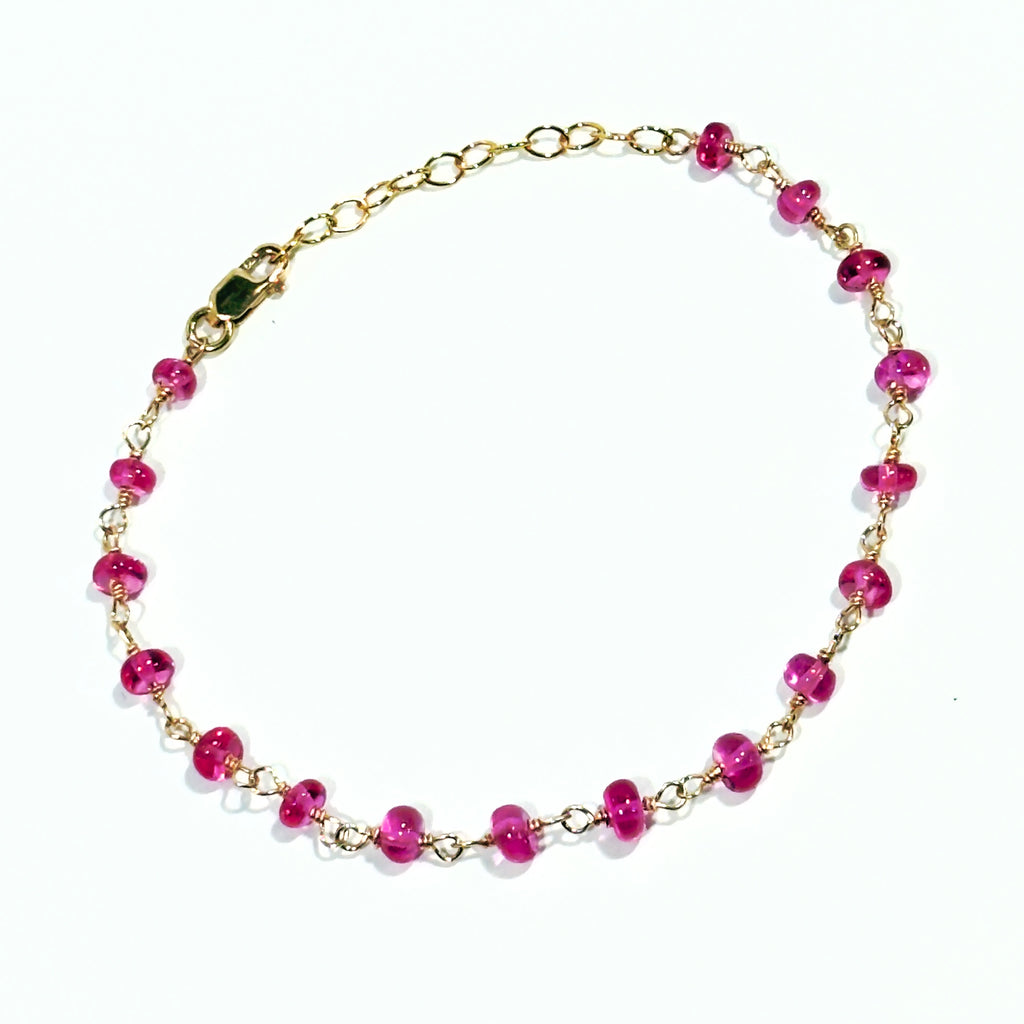 Pink Topaz Bracelet