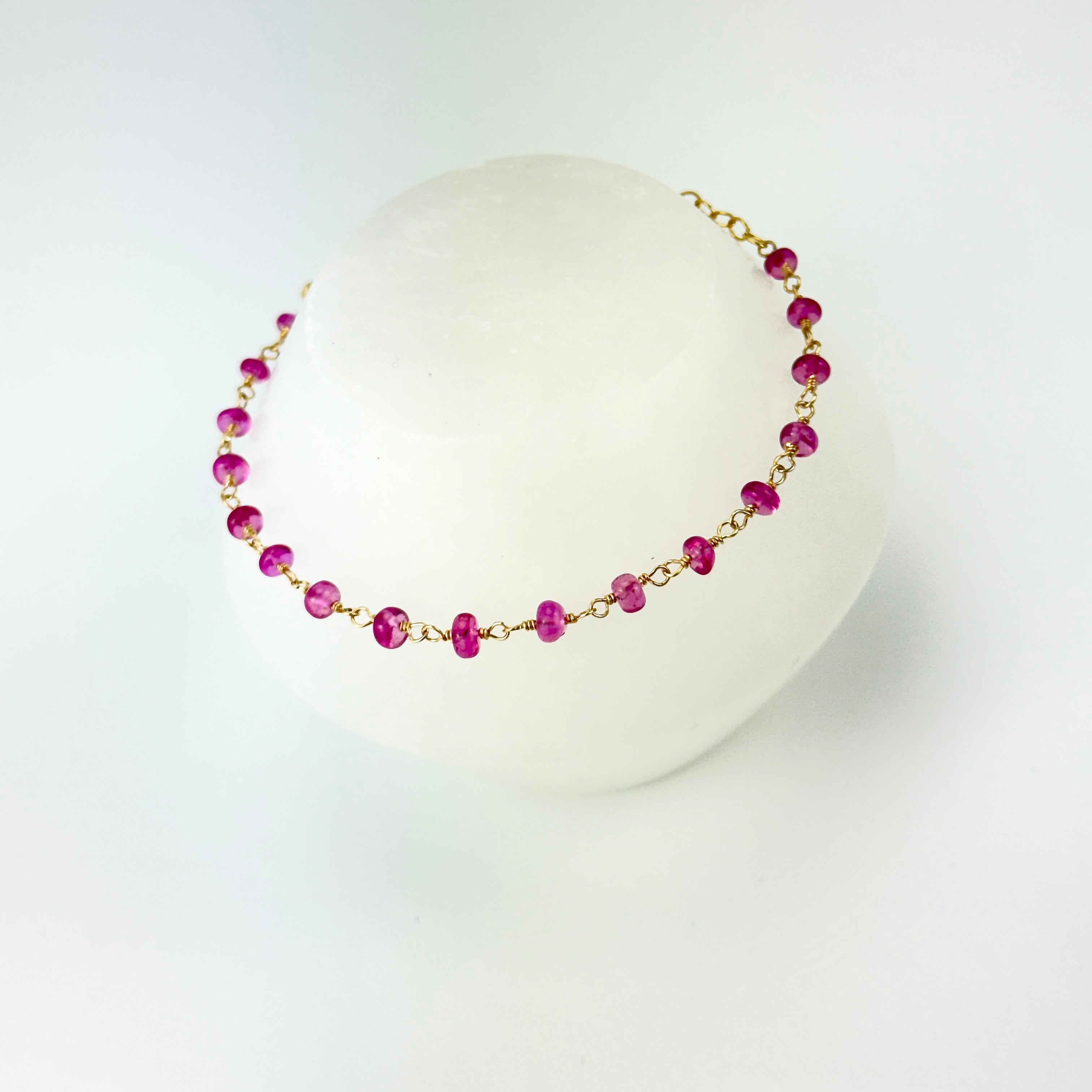 Pink Topaz Bracelet