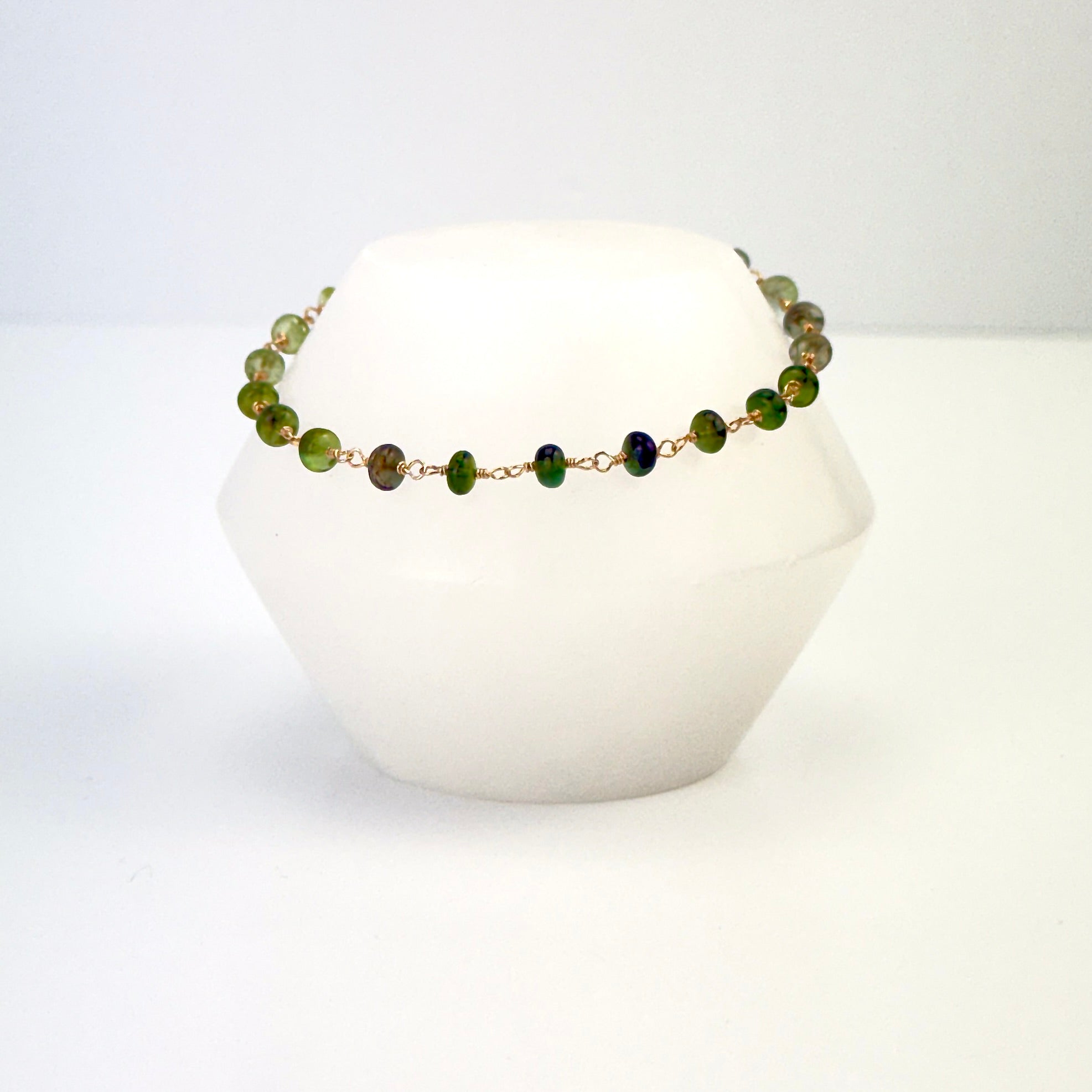Green Tourmaline Bracelet