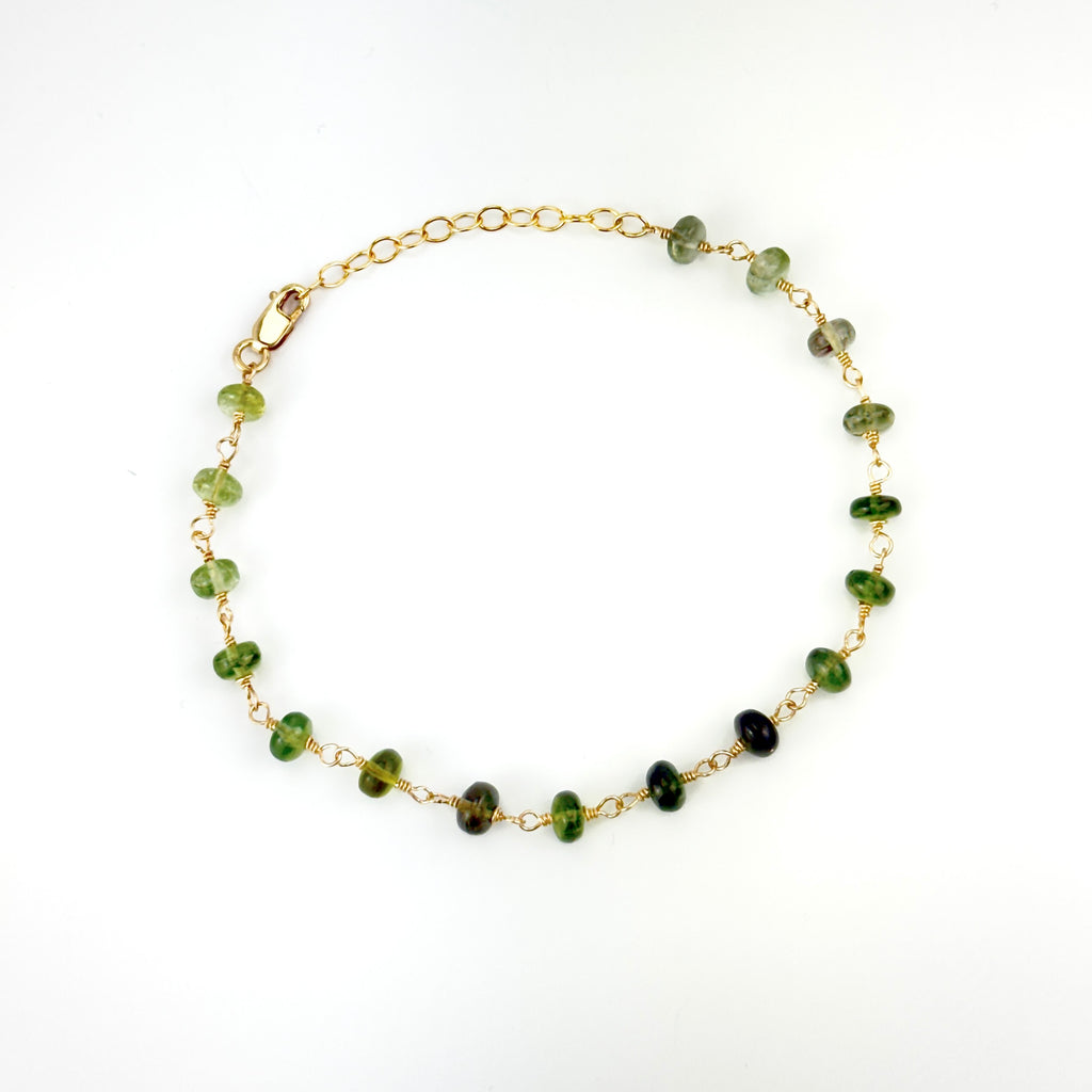 Green Tourmaline Bracelet