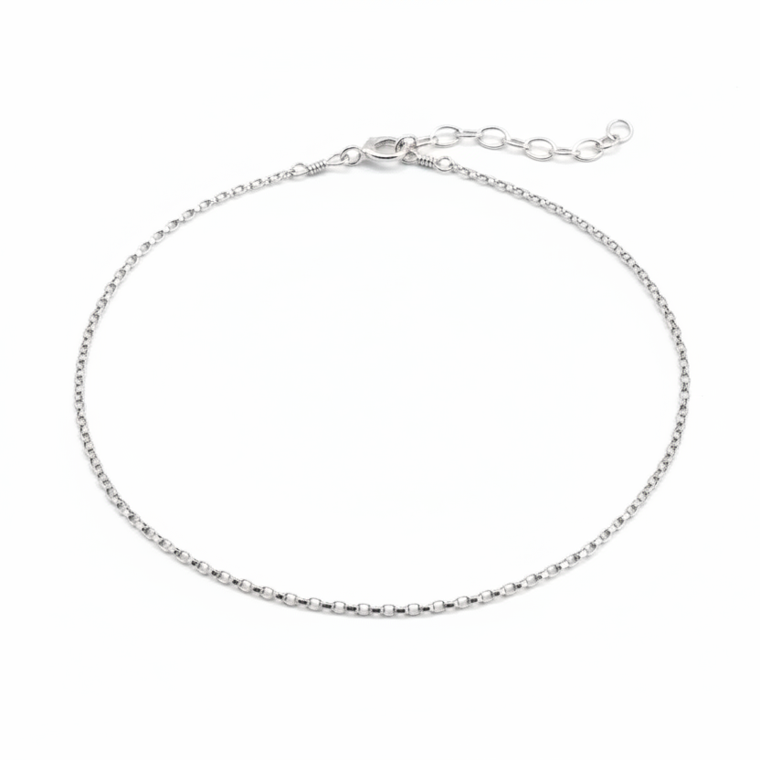 Slim rolo chain bracelet