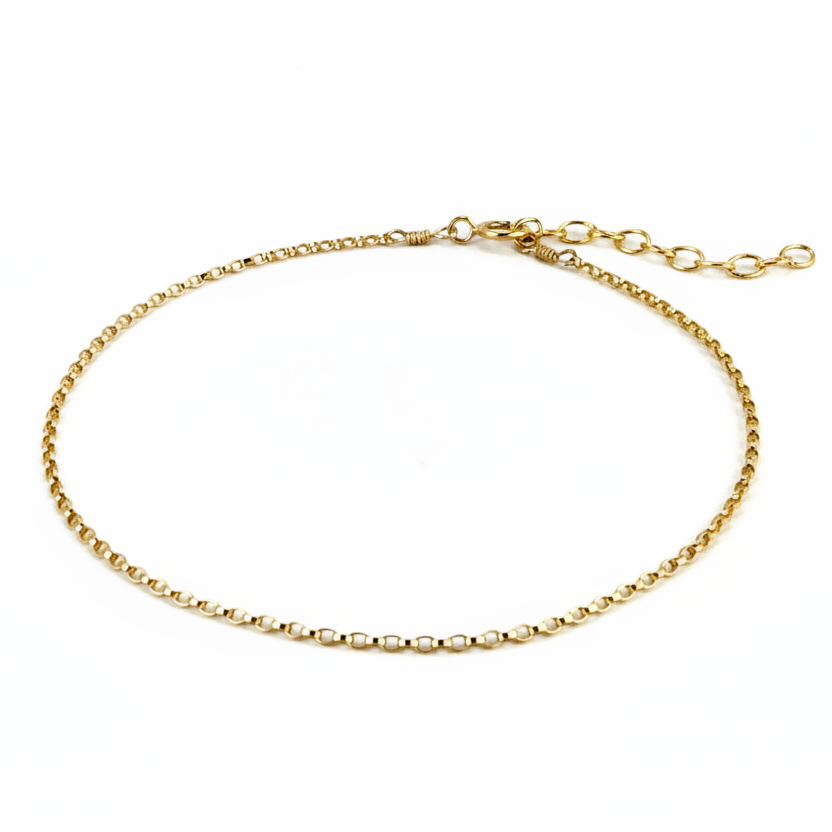 Slim rolo chain bracelet