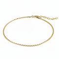 Slim rolo chain bracelet