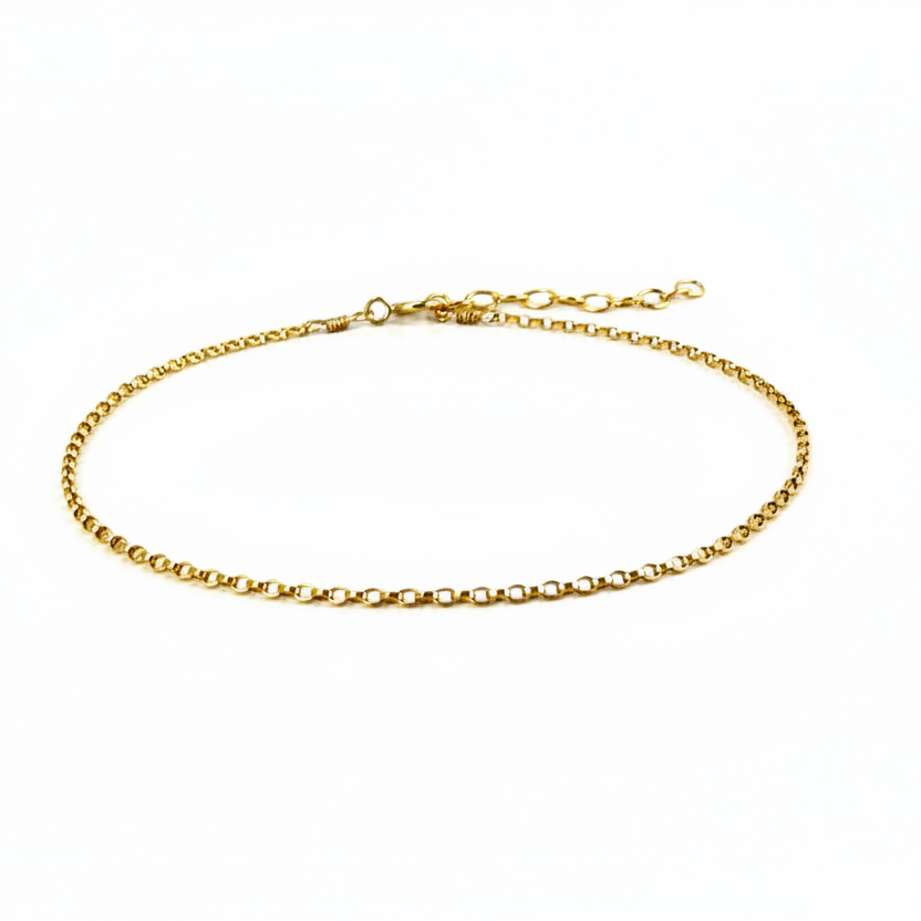 Slim rolo chain bracelet