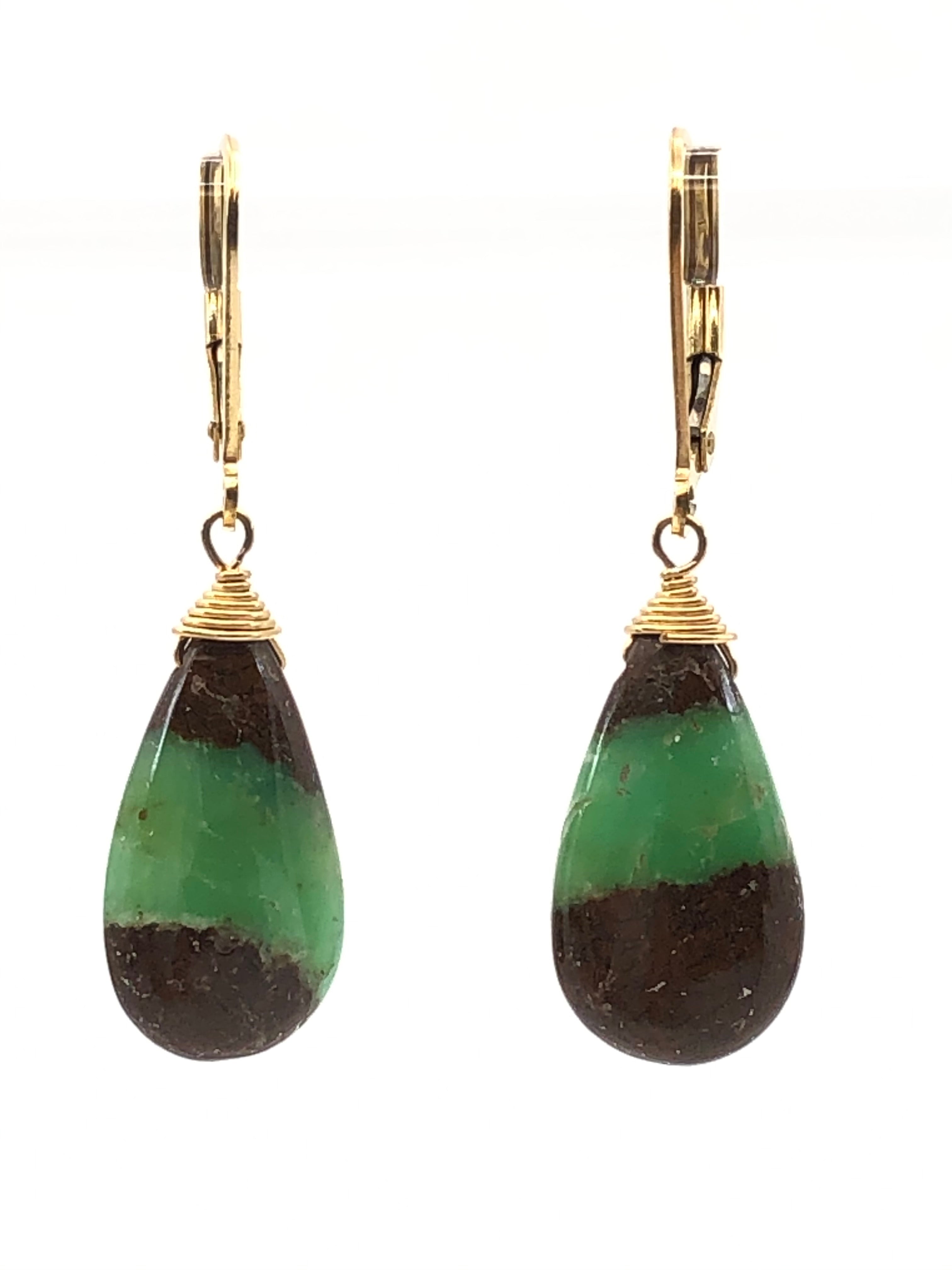 Chrysoprase Earrings