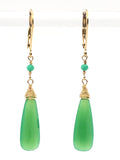 Chrysoprase Drop Earrinngs