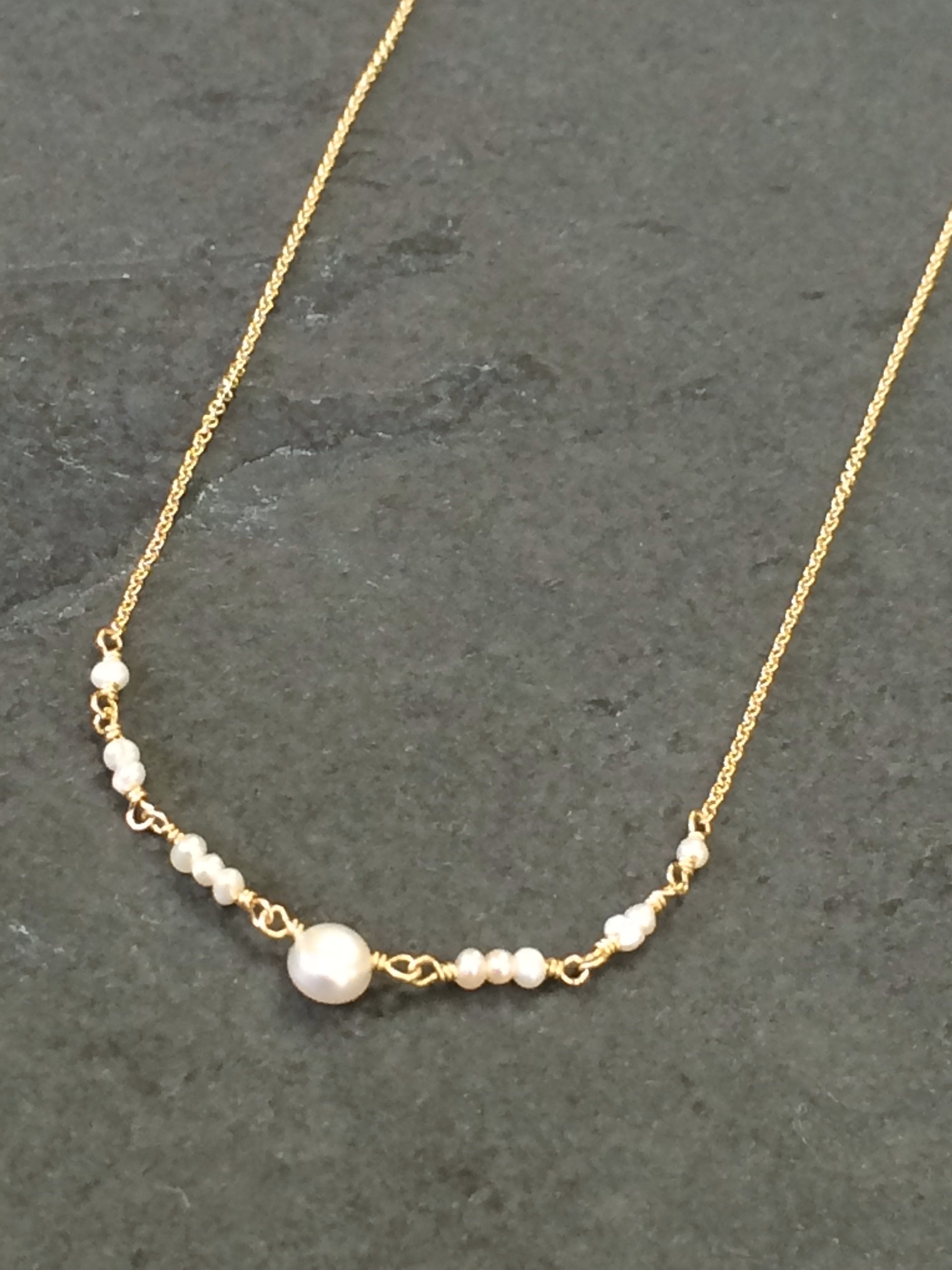 Freshwater Pearl Ballerina Necklace