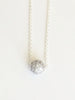 Sparkle Bead Necklace Silver