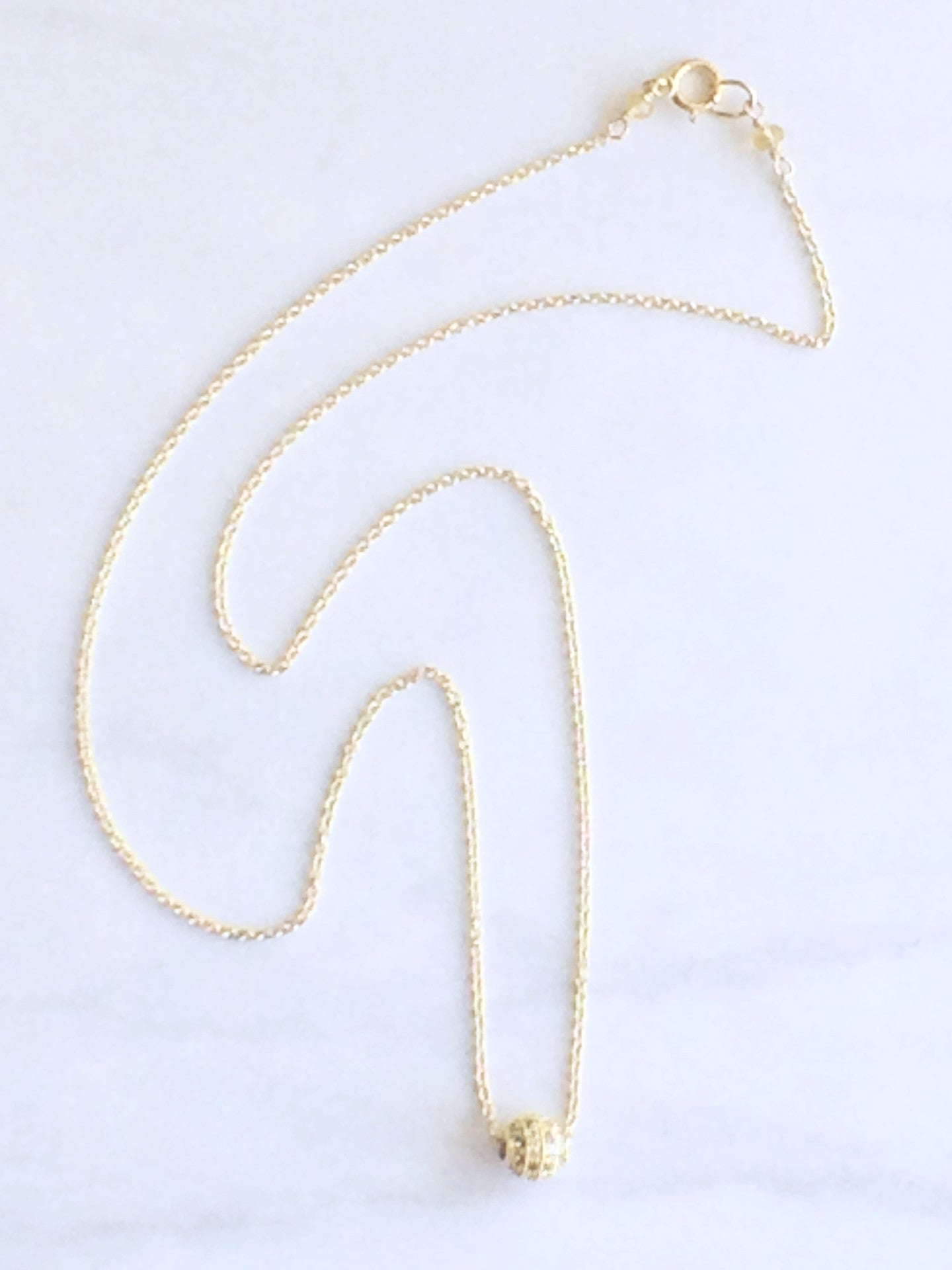 Sparkle Bead Necklace gold