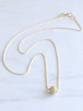Sparkle Bead Necklace gold