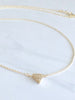 Sparkle Triangle Necklace gold