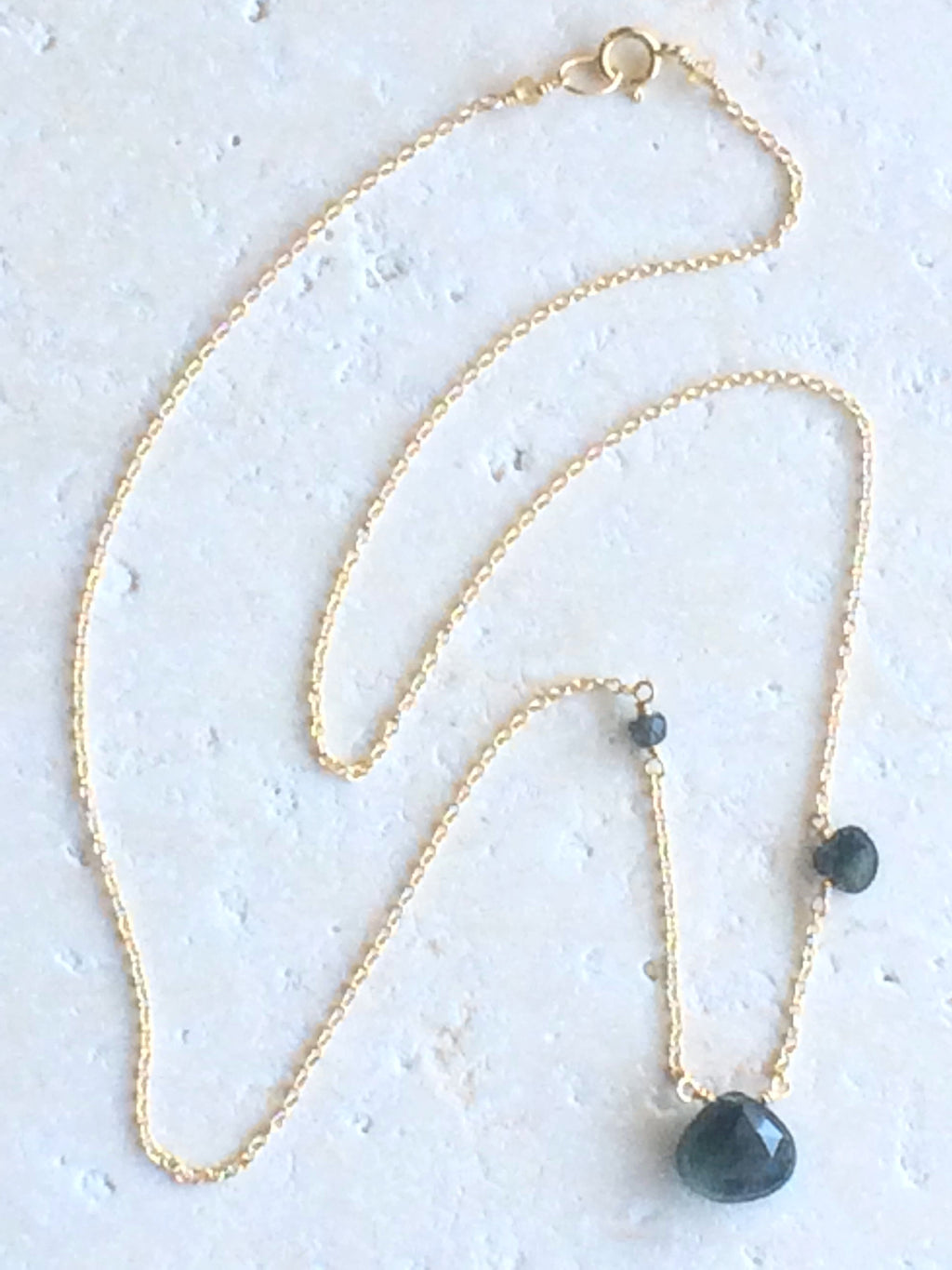 Asymmetric Sapphire Necklace