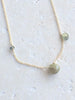 Asymmetric Green Sapphire Necklace
