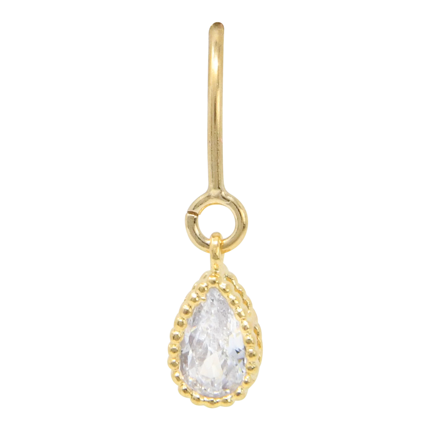 Swarovski Tear Drop Threader Earrings