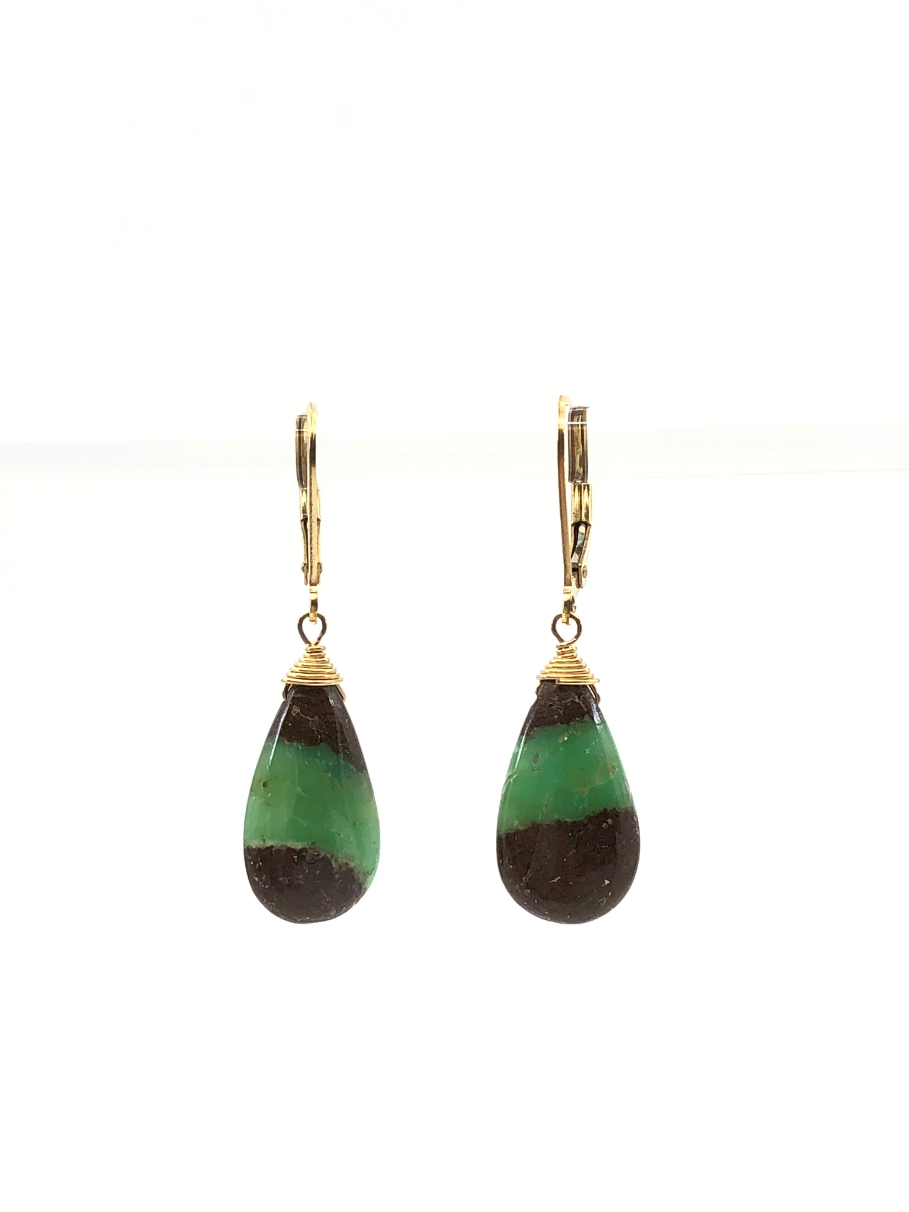 Chrysoprase Earrings