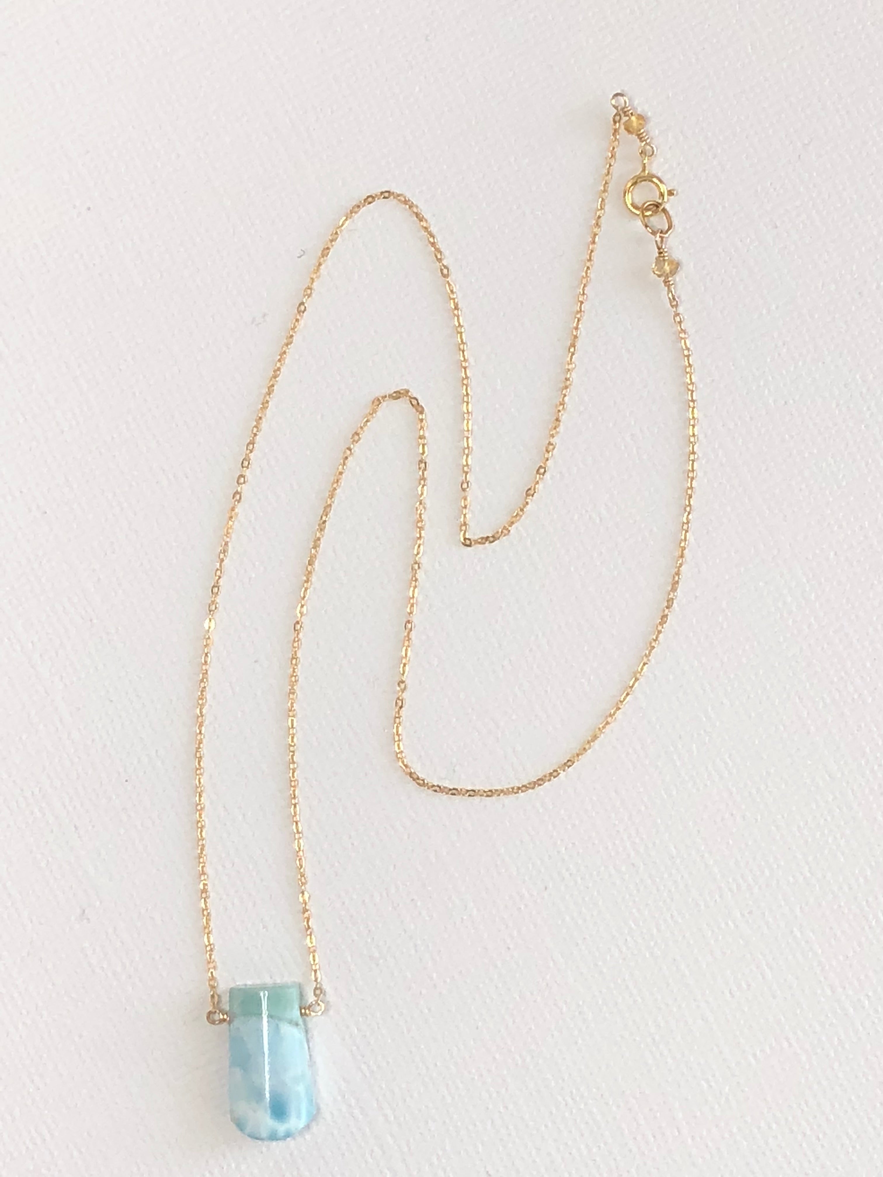 Larimar necklace