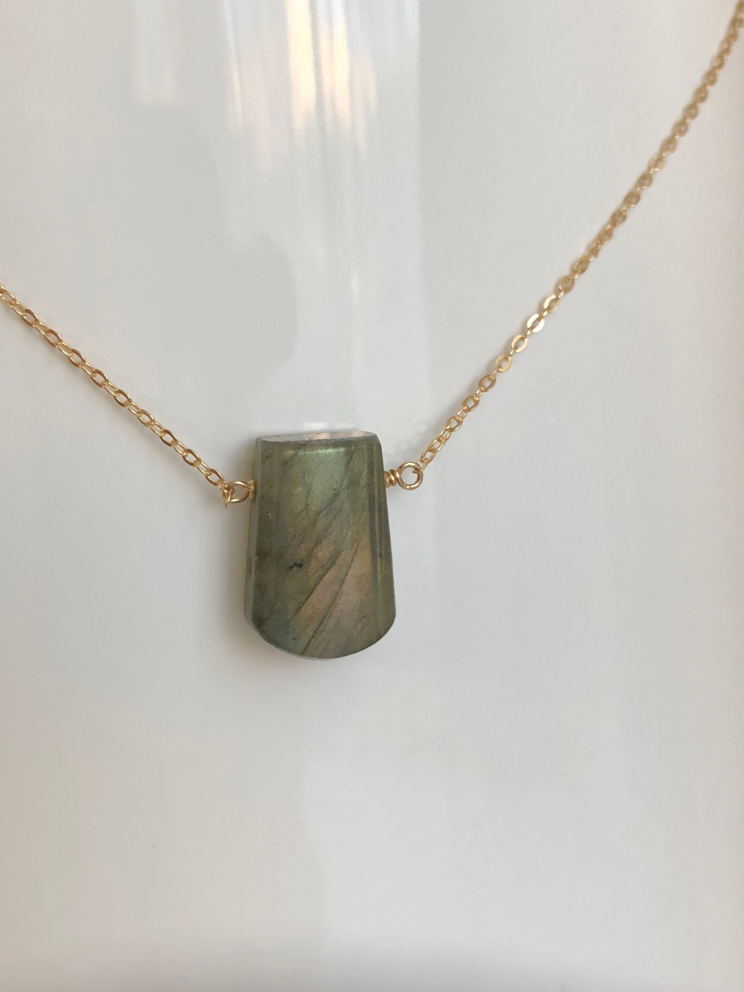 Labradorite necklace