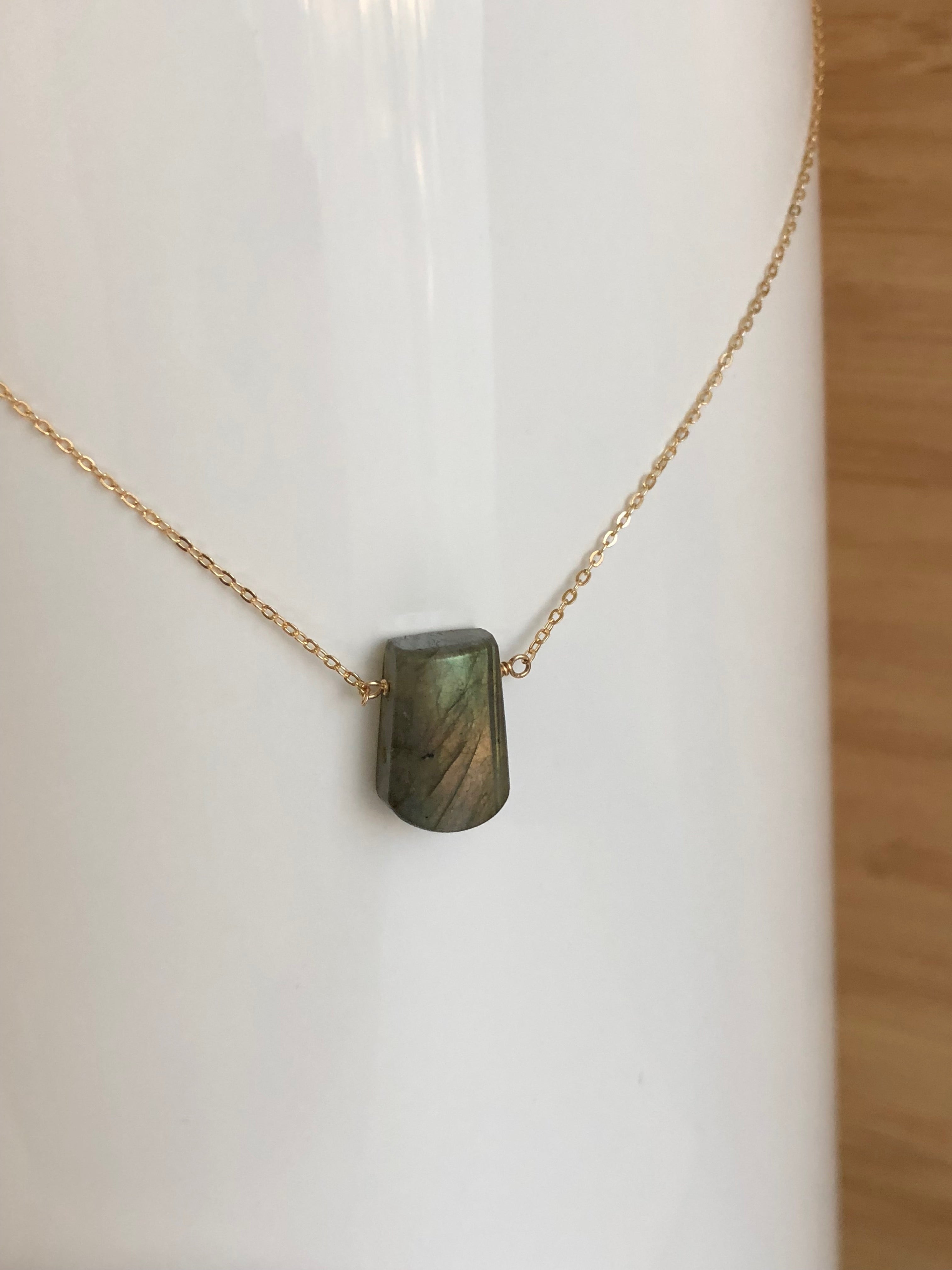 Labradorite necklace
