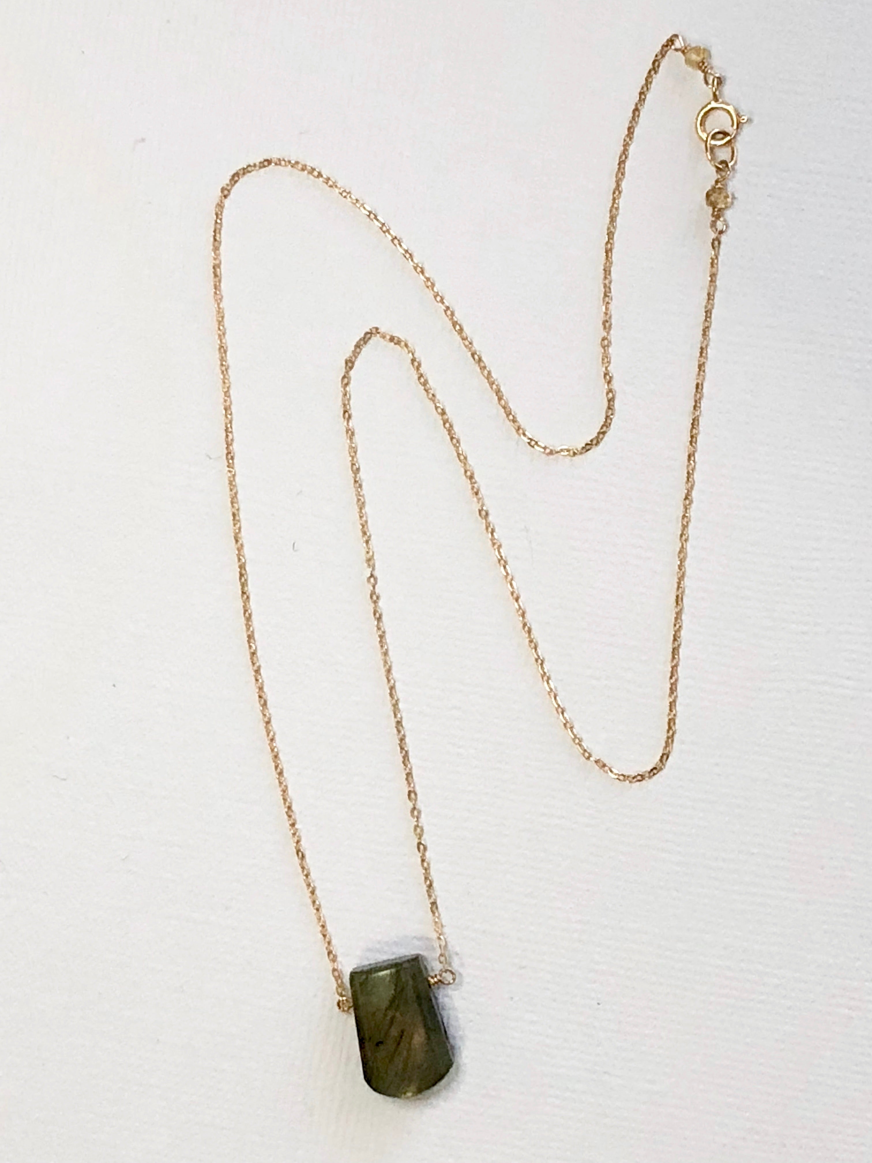 Labradorite necklace