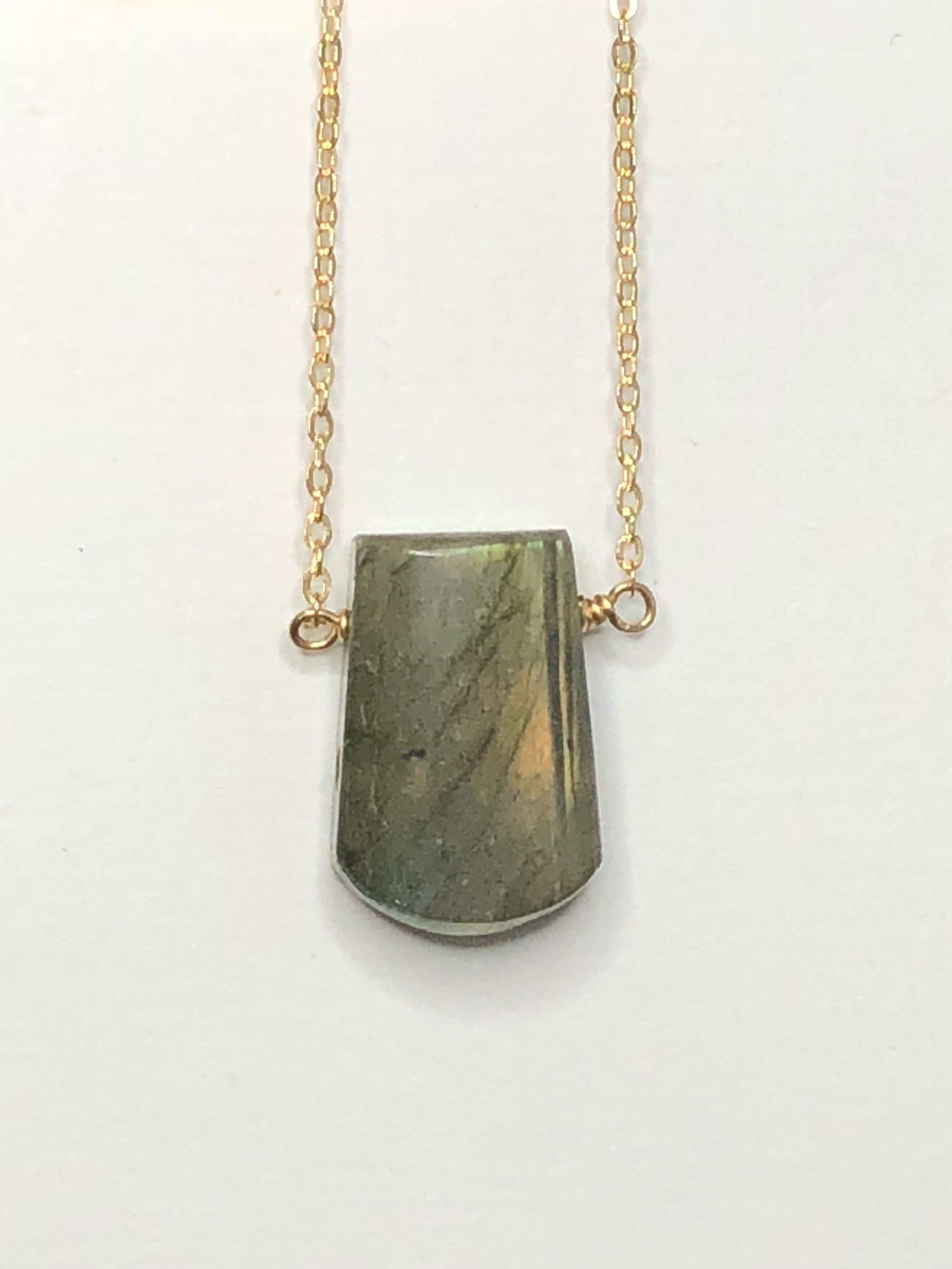 Labradorite necklace