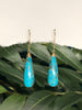 Turquoise Tear drop earrings