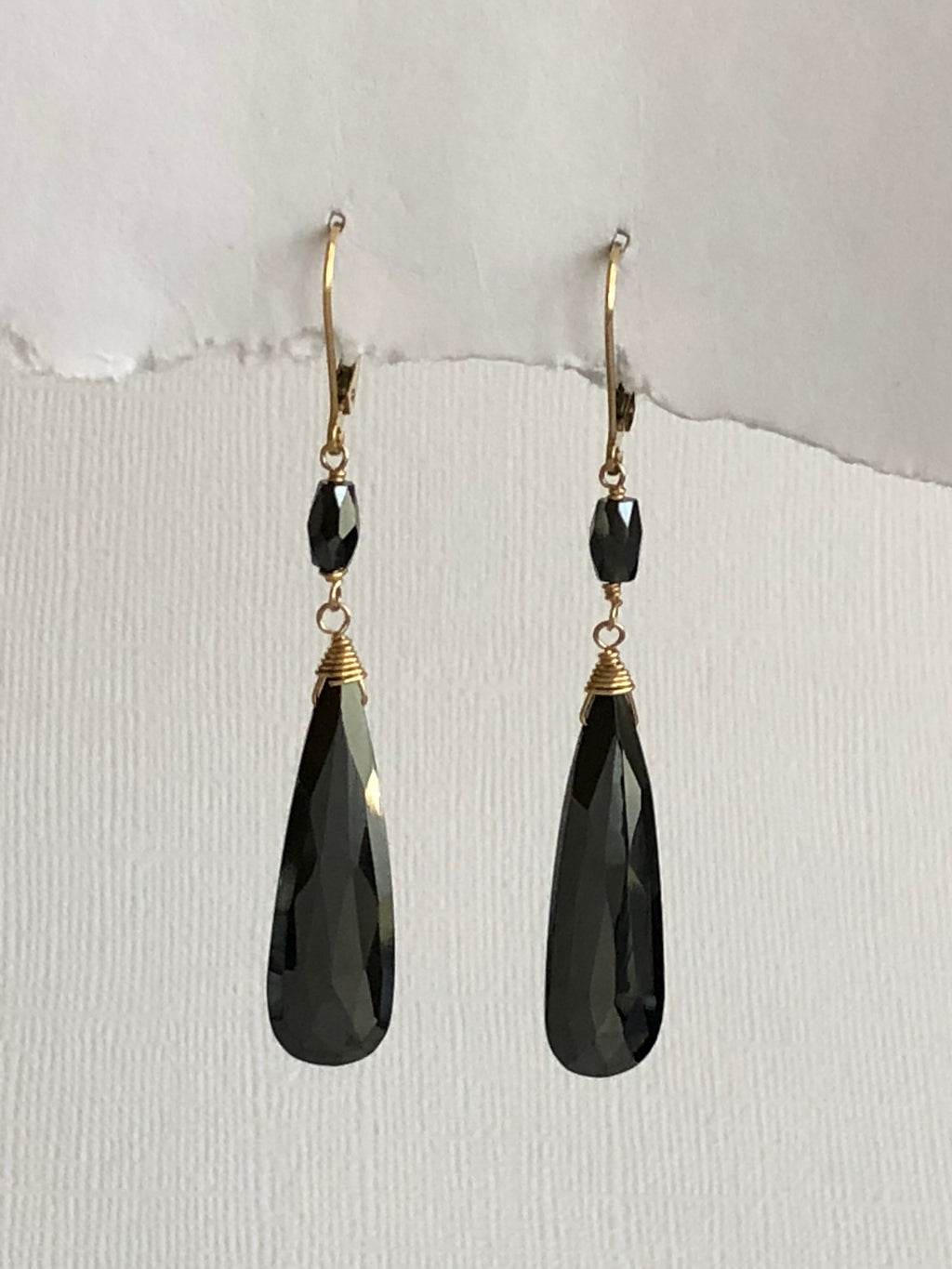 Hematite earrings