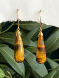 Tiger Eye drop earrings