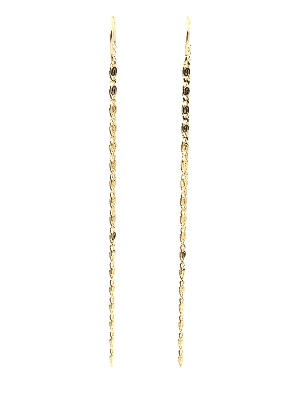 Silver Chain Threader Earrings