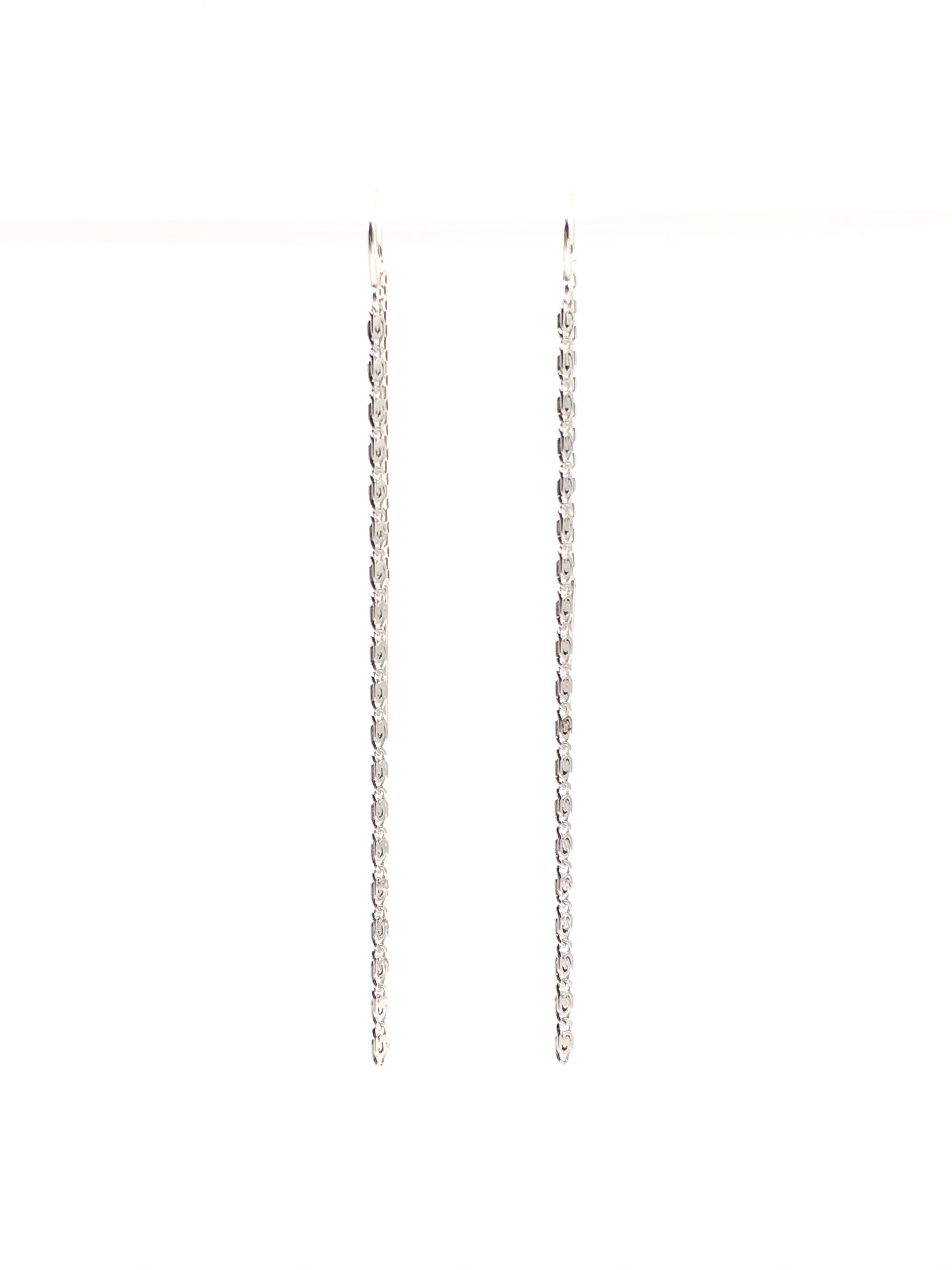 Silver Chain Threader Earrings