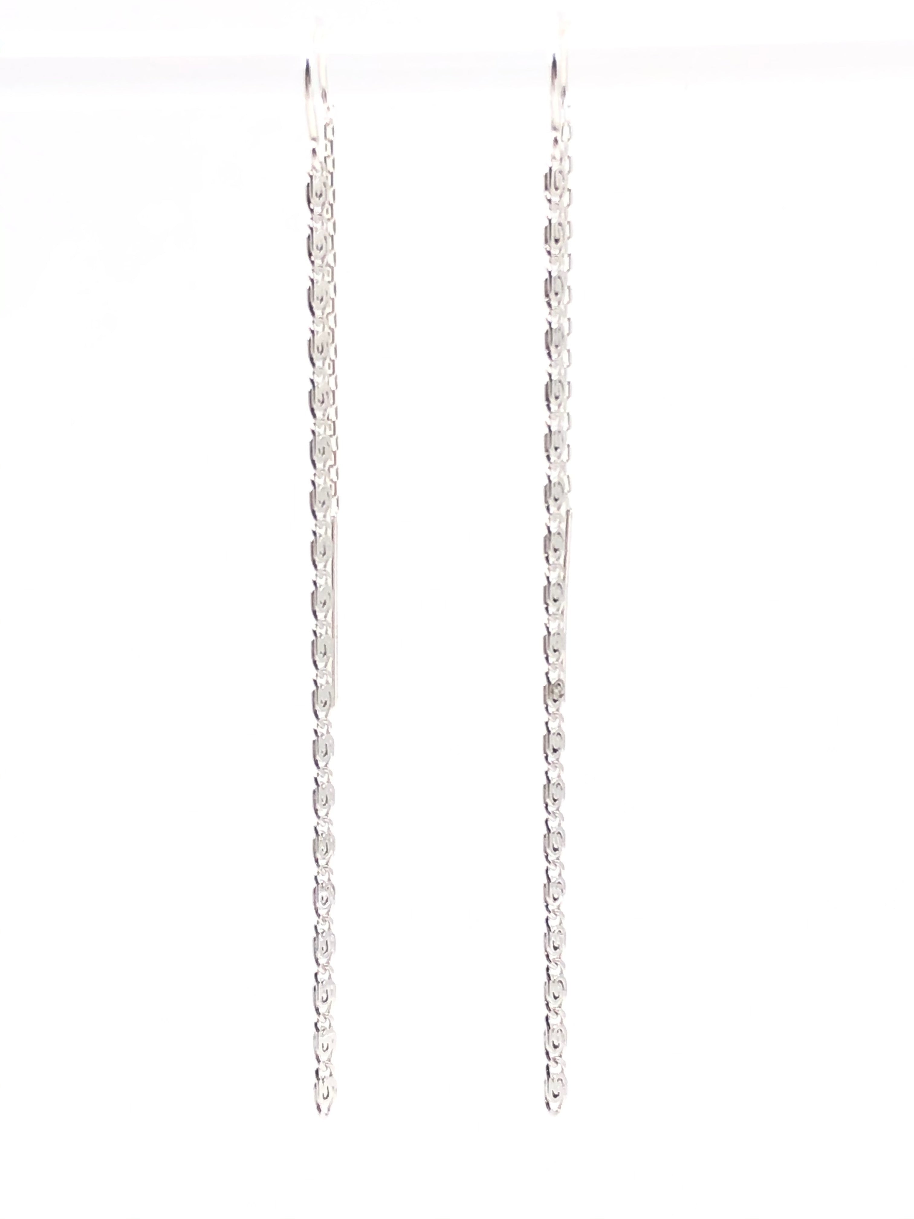 Gold fill Chain Threader Earrings
