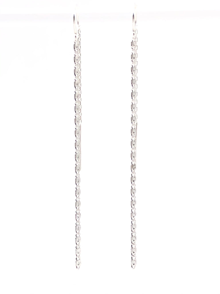 Silver Chain Threader Earrings