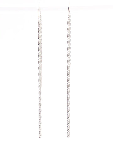 Silver Chain Threader Earrings