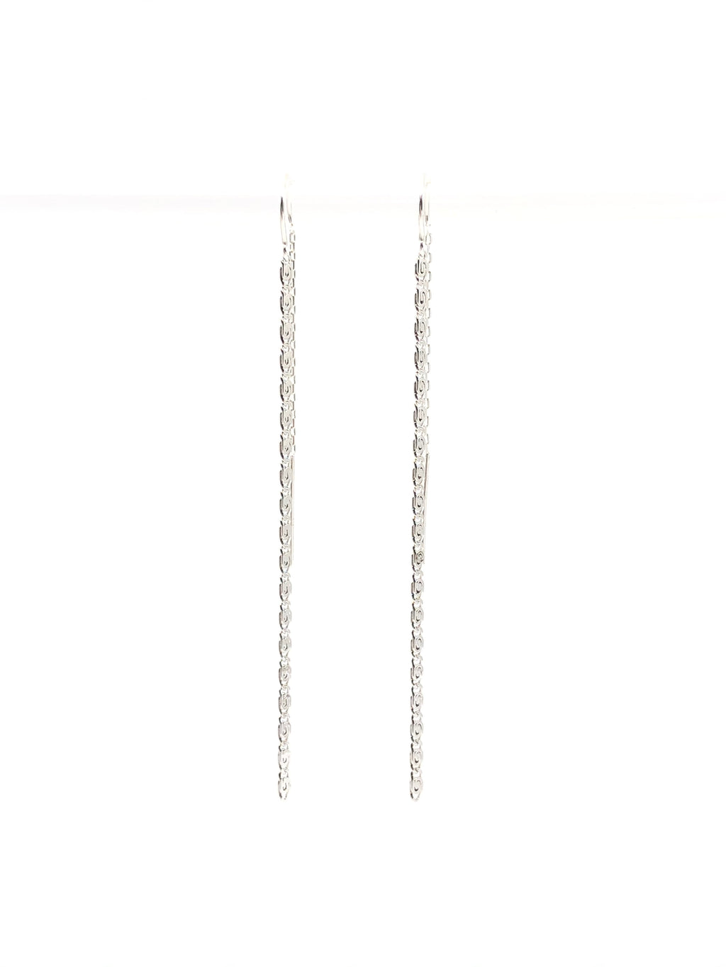 Gold fill Chain Threader Earrings