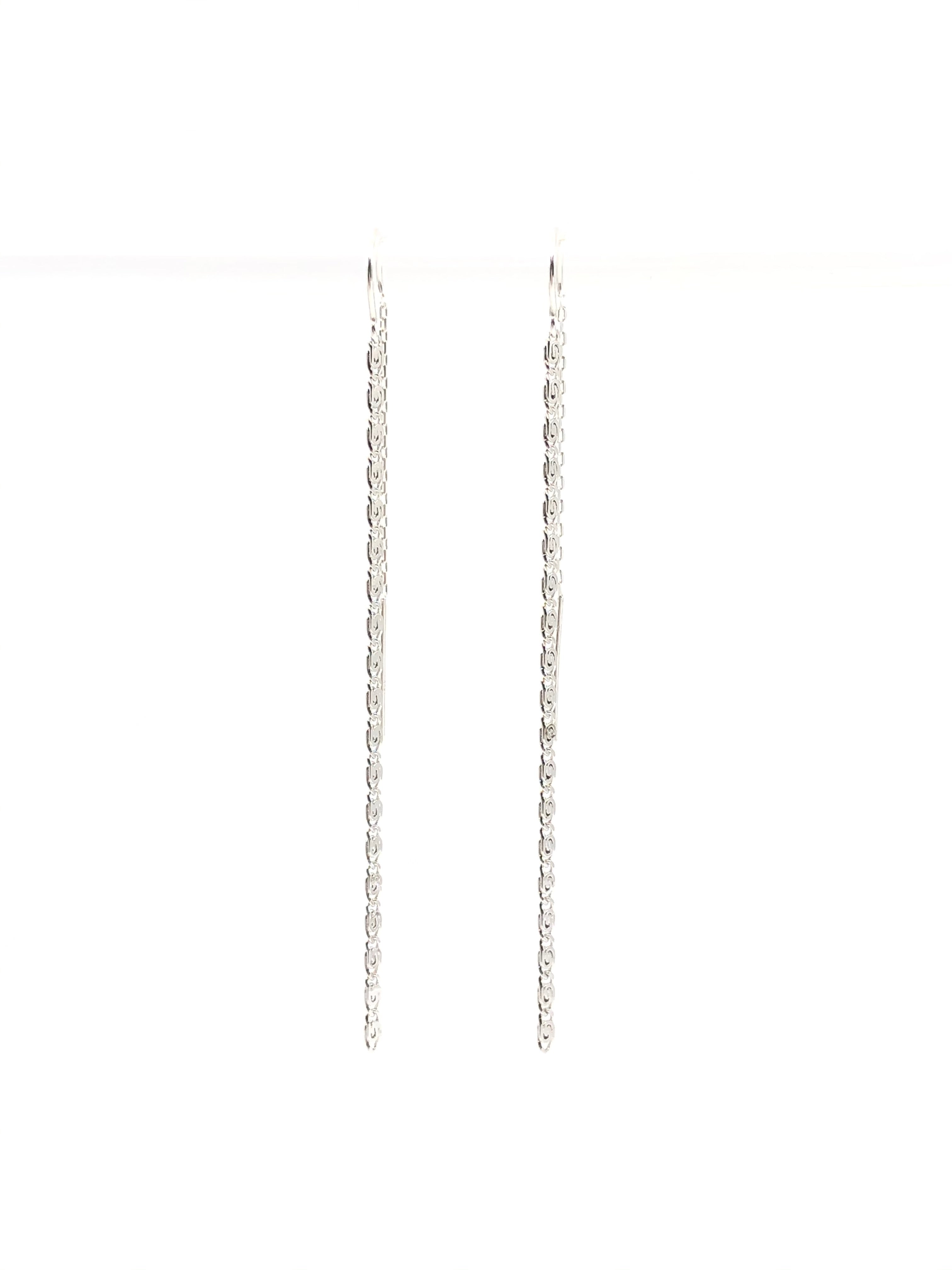 Gold fill Chain Threader Earrings